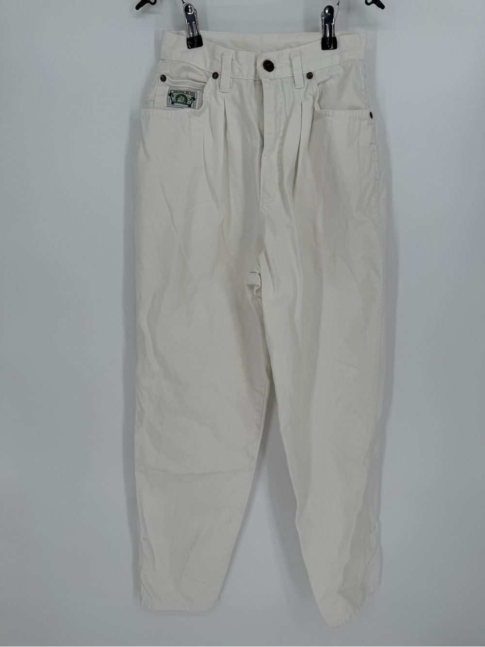 Vintage Cherokee USA White High Rise Mom Jeans Size 8 80s 90s
